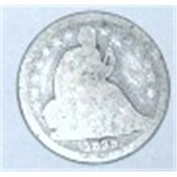 1839 RARE SEATED LIBERTY SILVER DIME RED BOOK VALUE IS $25.00+ *NICE EARLY SILVER DIME*!!