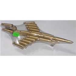 VERY UNIQUE *BULLET PLANE* THIS TANK IS MADE OF ALL BRASS BULLET SHELLS!!