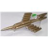 Image 2 : VERY UNIQUE *BULLET PLANE* THIS TANK IS MADE OF ALL BRASS BULLET SHELLS!!