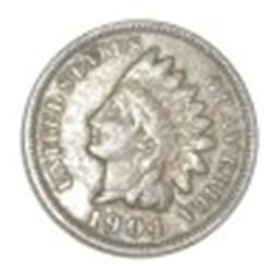 1904 INDIAN HEAD PENNY RED BOOK VALUE IS $15.00+ *NICE RARE EXTRA FINE GRADE*!!