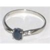 Image 1 : STERLING SILVER GENUINE SAPPHIRE RING STAMPED *.925* BEAUTIFUL NEW CONDITION!!