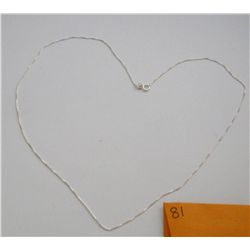 Sterling Silver Necklace 1.355 grams