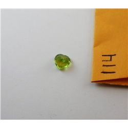 Peridot Gemstone **3D Heart Shaped Cut**  .95 carat  Beautiful!