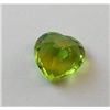 Image 2 : Peridot Gemstone **3D Heart Shaped Cut**  .95 carat  Beautiful!