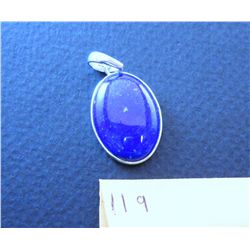 Beautiful Lapis Lazuli Pendant ***Set in .925 Sterling Silver***
