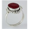 Image 1 : RUBY CORRUNDUM 21.90CTW STERLING SILVER RING