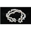 Image 1 : 149.10CTW 7in. WHITE TWISTED RICE PEARL BRACELET