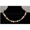 Image 1 : 311.00CTW Multi Color Thread Freshwater Pearl Necklace