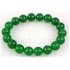 Image 2 : NATURAL 115.36CTW ROUND JADE ELASTIC BRACELET