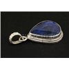 Image 2 : SAPPHIRE CORRUNDUM 32.60CTW SILVER PENDANT
