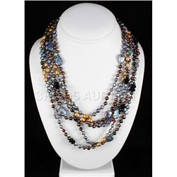 480.00CTW Multi Color Freshwater Pearl Necklace