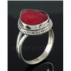 Image 1 : RUBY CORRUNDUM 28.28CTW STERLING SILVER RING