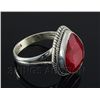 Image 2 : RUBY CORRUNDUM 28.28CTW STERLING SILVER RING