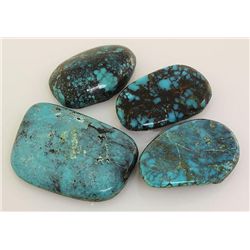 Natural Turquoise 224.05ctw Loose Gemstone 3pc Big Size