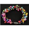 Image 1 : 175.9CTW 7" MULTICOLOR RICE PEARL BRACELET METAL LOCK