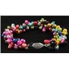 Image 2 : 175.9CTW 7" MULTICOLOR RICE PEARL BRACELET METAL LOCK