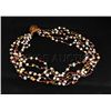 Image 1 : 151.42CTW Multi Color Thread Freshwater Pearl Necklace