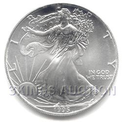 Uncirculated Silver Eagle 1995