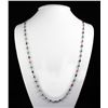 Image 1 : New Design Multi-color 32.68CT Bezel Silver Necklace 8.