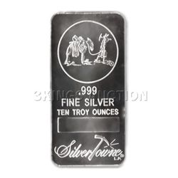 Silver Bars: Random Manufacturer 10 oz Bar .999 fine