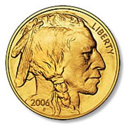 One Ounce 2006 Gold Buffalo Coin Uncirculated