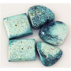 Natural Turquoise 169.12ctw Loose Small Gemstone Lot of