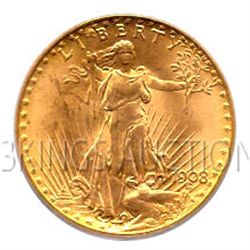 $20 Saint Gaudens Uncirculated Early Gold Bullion