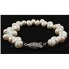 Image 2 : 117.02CTW 9" WHITE FRESHWATER PEARL BRACELET METAL LOCK