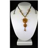 Natural 109.79ctw Heart Dangling Jade Necklace