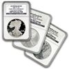 Image 2 : 2006-W (3-Coin) Silver Eagle Set MS-69 & PF-69 UCAM NGC