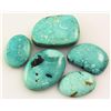 Image 1 : Natural Turquoise 152.10ctw Loose Small Gemstone Lot of