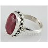 Image 2 : RUBY CORRUNDUM 27.44CTW STERLING SILVER RING