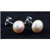 Image 1 : 15.01CTW LAVENDER RICE PEARL EARRING PHILIPPINES