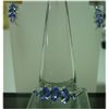 Image 1 : 38.50 CTWTANZANTE Earring and Ring set .925 STERLING SI