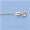 Image 1 : Genuine 16" 14k  Gold-Yellow  1.2mm Rolo  Chain 16 1.7g