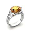 Image 1 : Genuine 4.29 ctw Citrine Ring 14k W/Y Gold