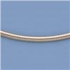 Image 1 : Genuine 14k  4mm Omegas Half Round 23.1g