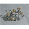 Image 1 : REFINED PEACH PEARL CZ BROOCH AUTHENTIC PHILIPPINE PEAR