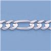 Image 2 : Genuine 16" 14k  Gold-White 5.4mm Figaro Chain 16.5g