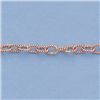 Image 2 : Genuine 16" 14k  Gold-Yellow  2.8mm Twisted Oval 6.4g