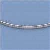 Image 1 : Genuine 14k  3mm Omegas Half Round 18.9g