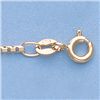 Image 1 : Genuine 16" 14k  Gold-Yellow 1.4mm 8 Sided Box Chain