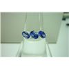 Image 1 : 10.00 CTW TANZANITE ring .925 STERLING SILVER
