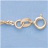 Image 1 : Genuine 16" 14k Singapore Gold-Yellow 1.8mm Chain2.7g