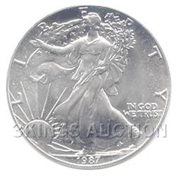 Uncirculated Silver Eagle 1987