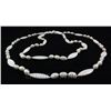 Image 2 : 400.9CTW 46" WHITE LONGSTRAND FRESHWATER PEARL&CAPIZ NE