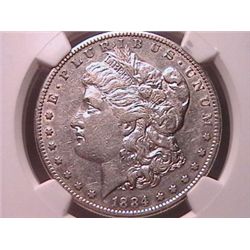 1884-S Morgan Dollar XF40 NGC