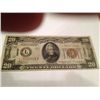 Image 1 : 1935A $20 Hawaii Brown Seal WWII Note