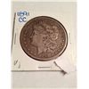 Image 1 : 1891-CC MORGAN SILVER DOLLAR