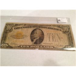 1928 $10 GOLD CERTIFICATE